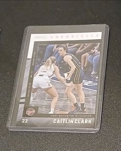 Caitlin Clark card in a hard protective case.  $10