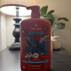 Old Spice Cleansing Body Wash for Men, 24/7 Shower Clean with Lasting Scent, Body Wash, Rich Lather, Krakengard, Deep Ocean Scent, 33.