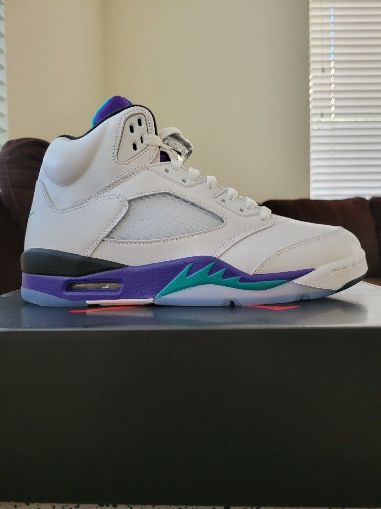 Air Jordan 5 Grape Retro OG (2025) ✅️ Size 9.5 Men's 🆕️ DS, Brand New, 100% Guaranteed Authentic 🔹️ Nike AJ5 V 🔥🔥🔥
