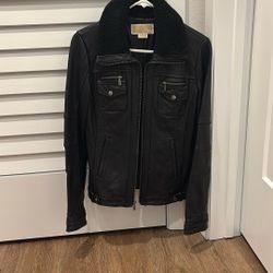 Michael  Kors Leather women jacket size S/P