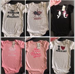 Childrens place onesie 6 pieces