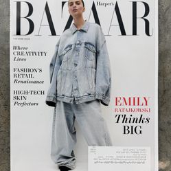 Harper's Bazaar Magazine November 2022 The Home Issue Emily Ratajkowski