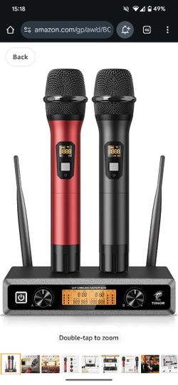 Tonor TW820 Wireless Microphones New