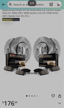 Brakes & Rotors for 06-08 Honda civic
