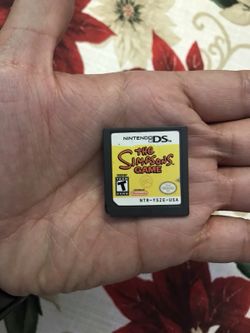The Simpsons Nintendo DS game game boy gameboy