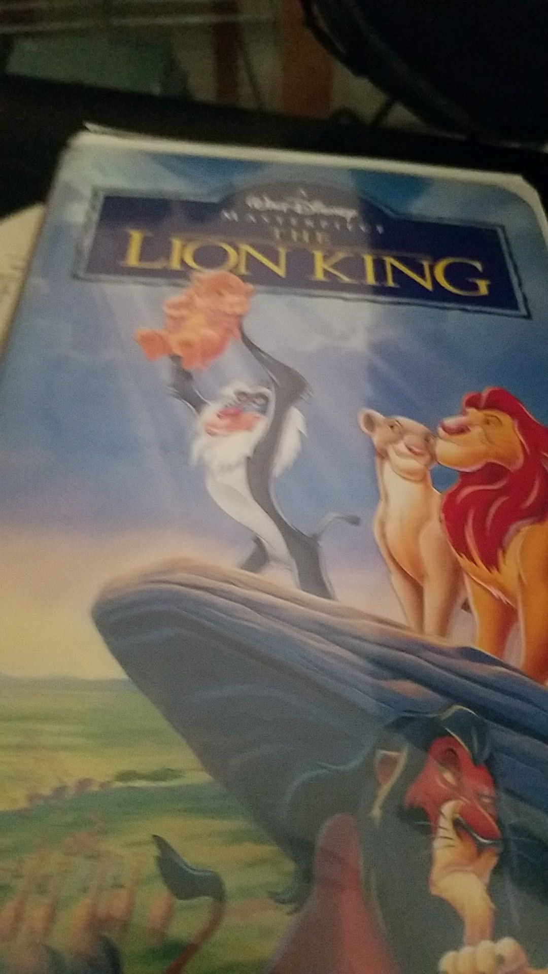 LION KING VHS WALT DISNEY