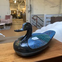 Thai Carved/Painted Storage Bird