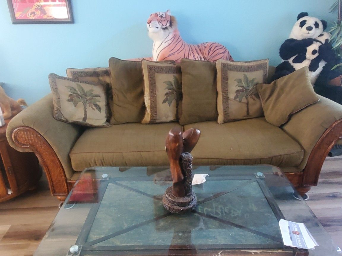 Couch And Side Table