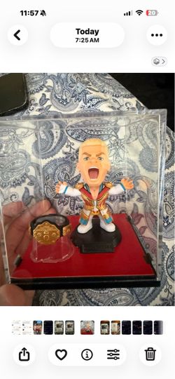 ZURU Ballers WWE Cody Rhodes Figure w/ Display Case & Belt Accessory Ages 3+