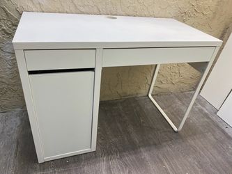 White Desk With Storage - Local Delivery for a Fee - See My Items
