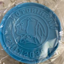 Washington Redskins coaster resin mold