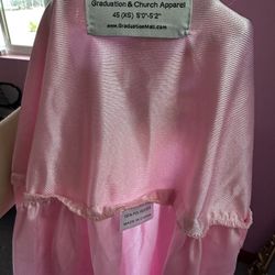Pink Graduation Gown