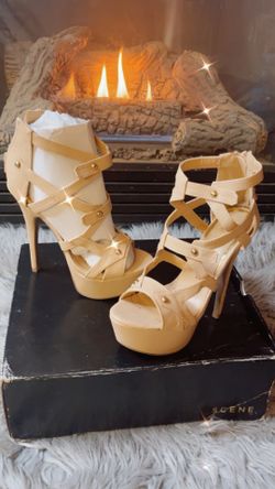 SCENE “ROE” Cut Out Stiletto Heels