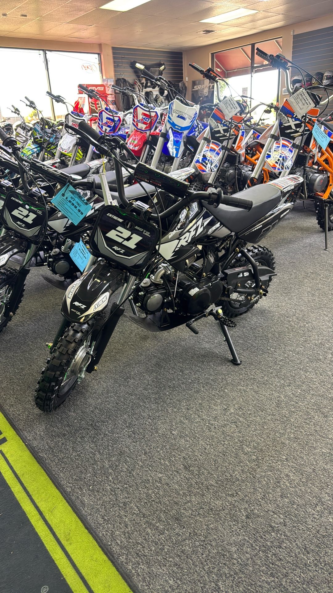 2025 RFZ 70cc dirt bikes