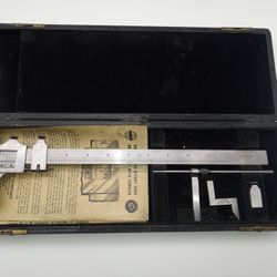 The l.s. starrett co. 12". Vernier height gage. Caliper. No 454.