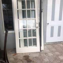 Puertas De Maderay Cuadritos De Cristal