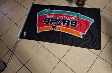Spurs Flags $25 w 5ft pole $45