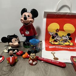 1960s -1080s Vintage Disney Lot 10 Items 