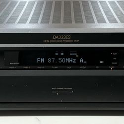 SONY STR-DA333ES FM/AM STEREO RECEIVER 32 BIT DIGITAL CINEMA SURROUND HOME THEATRE