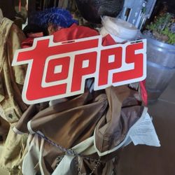 Topps Tin Sign . Man Cave. 
