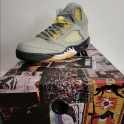 Jordan 5s Size 8.5 M Brand New In Box 100% Authentic W10 