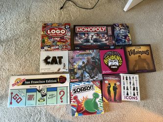 Board Games – $35(All Together)