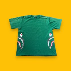 A Bathing Ape Bape Side Shark T-shirt 