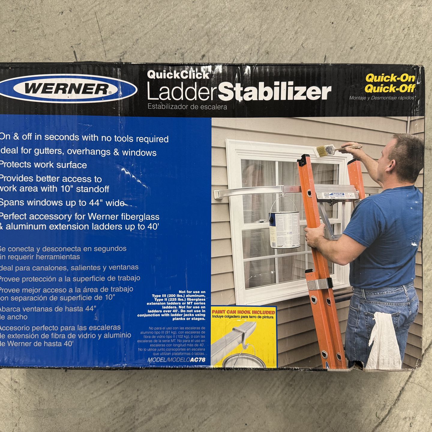 Werner QuickClick Ladder Stabilizer AC78