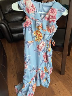 Girls Long Dress Size 10 