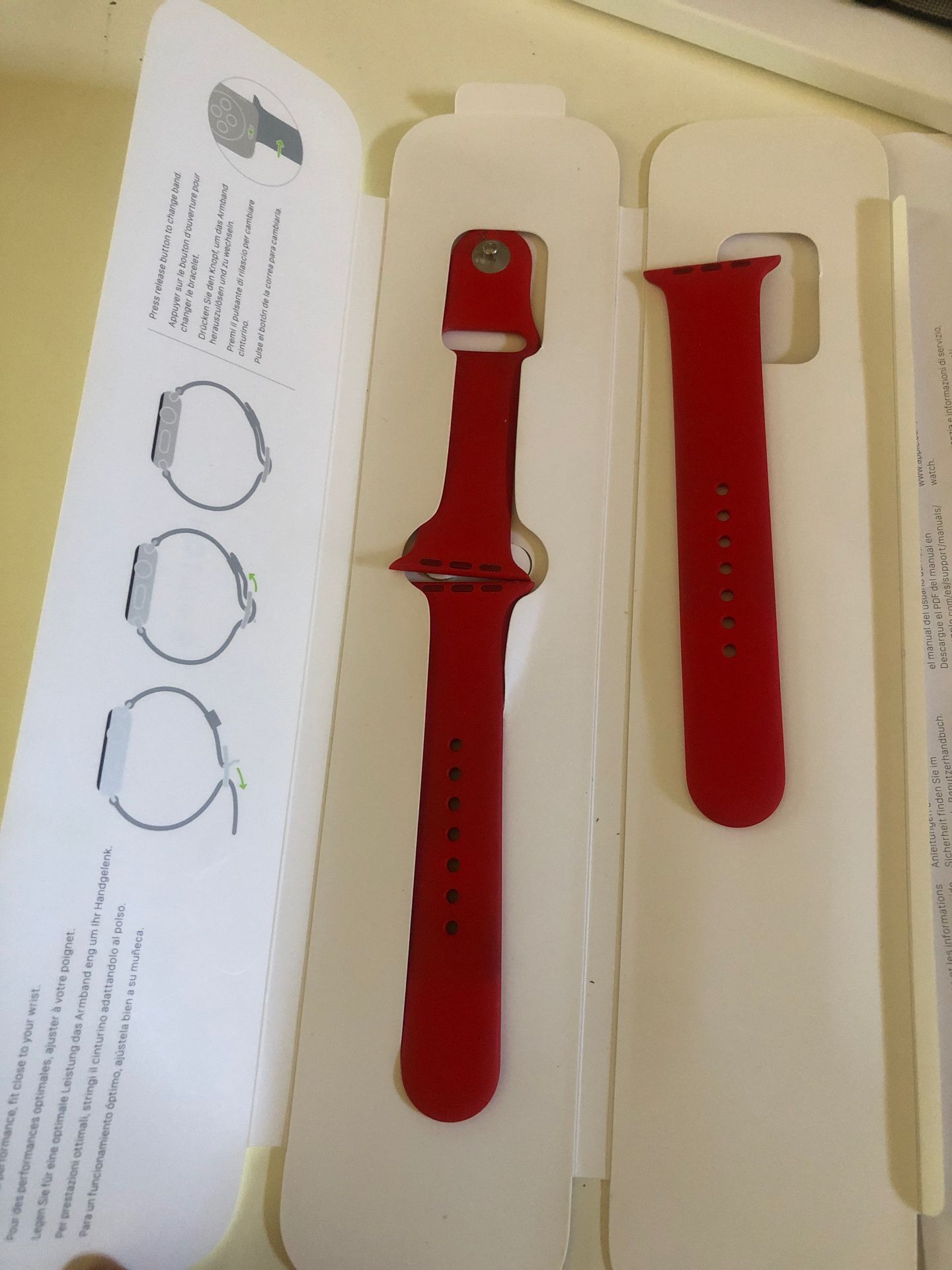 Apple Watch bands red product 42mm/44mm