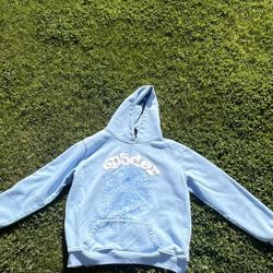 XL VVS Light Blue Sp5der hoodie 