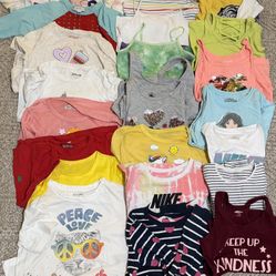 Girl Shirts And Bottoms Size 5/6