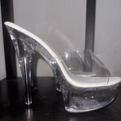 Clear Platform Heels