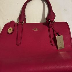 Pink Coach Purse
