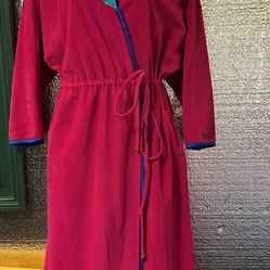Vintage Velour House Dress