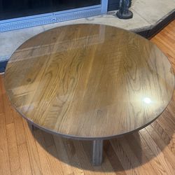 A. Brandt Ranch Oak Round Coffee Table