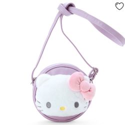 Hello Kitty Plush Round Crossbody Bag