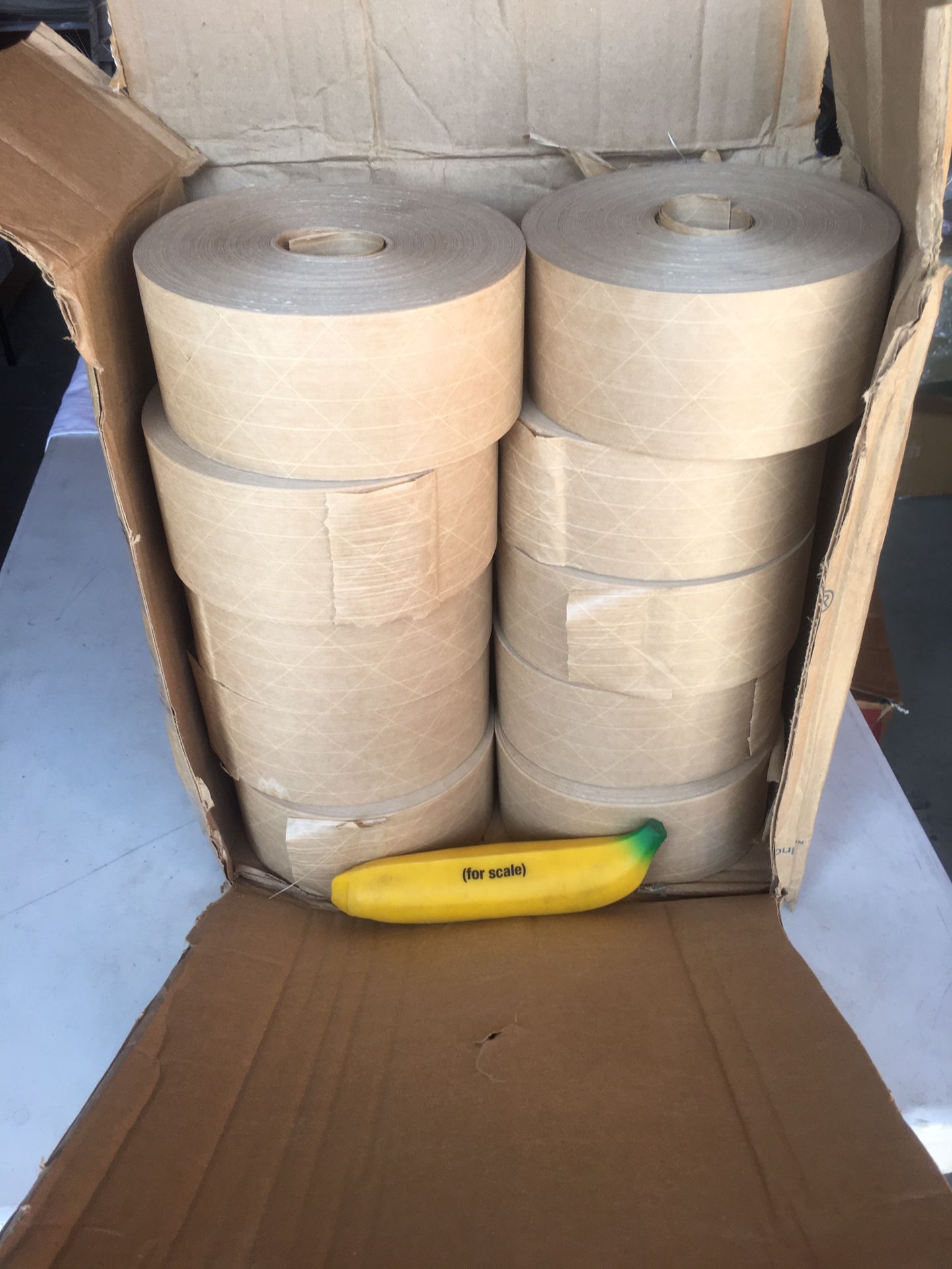 10 rolls reinforced water activated tape $10 takes all