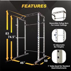 Power Cage, Squat Rack, Home Gym