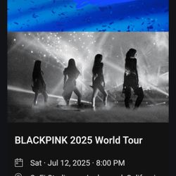 BlackPink Floor Ticket In Los Angeles 2025