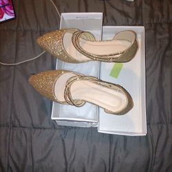 GOOD GLITTER DRESS SHOES SIZE 8
