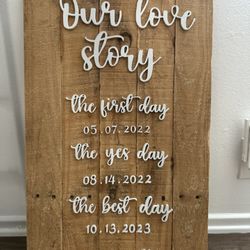 Custom wedding decor