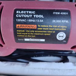 Electric Cutout Tool
