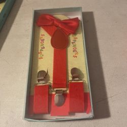 baby Suspenders and bow tie