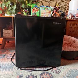 Insignia Mini Fridge – Compact Refrigerator – Clean & Works Great