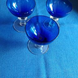 Depression Glass Cobalt Blue
