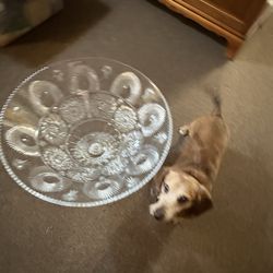 Massive 21lb Signed Juventino Magaña Crystal Centerpiece - 18" Bowl