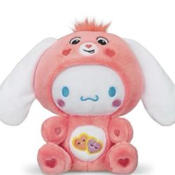 Cinnamoroll Dressed As Love-a-Lot Care Bear 9"