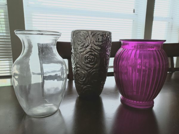 Three Flower Vases