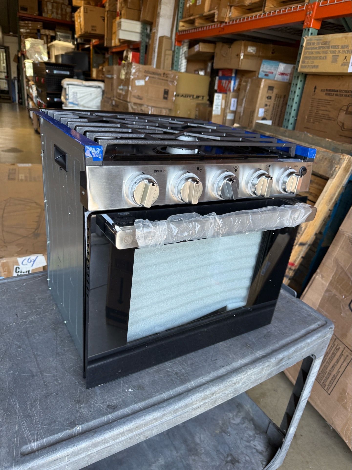GE APPLIANCE GE PROFILE 21' DROP-IN RV GAS RANGE ST- PLD621RTSS